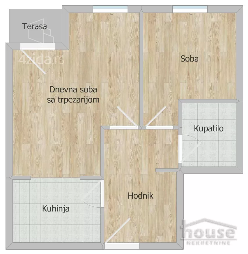 Dvosoban stan | 4zida