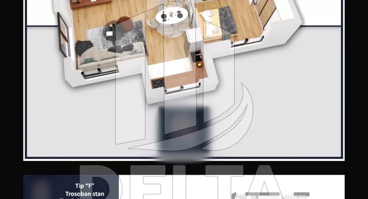 Trosoban stan | 4zida