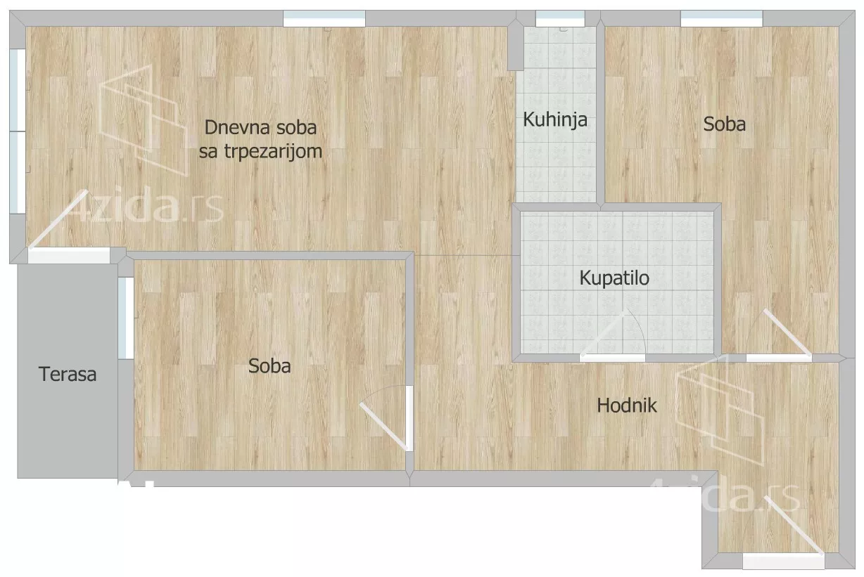 Trosoban stan | 4zida