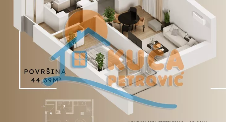 Dvosoban stan | 4zida