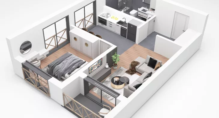 Jednoiposoban stan | 4zida