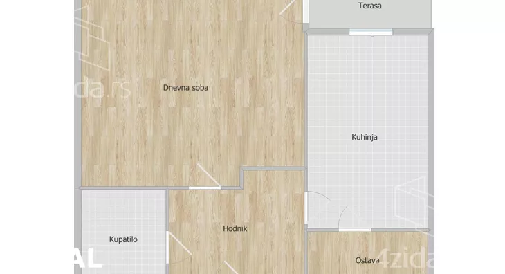 Jednosoban stan | 4zida