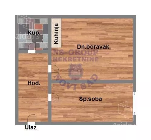 Jednoiposoban stan | 4zida