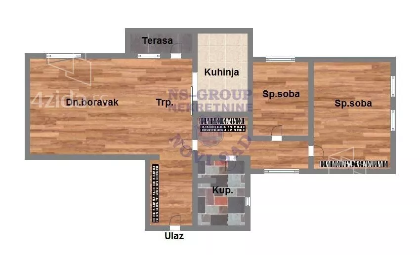 Dvosoban stan | 4zida