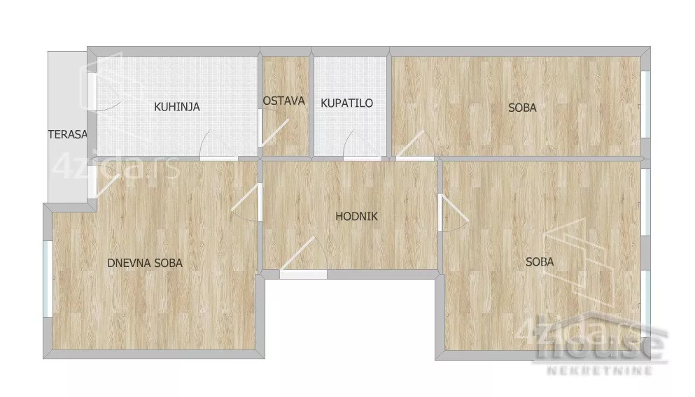 Trosoban stan | 4zida