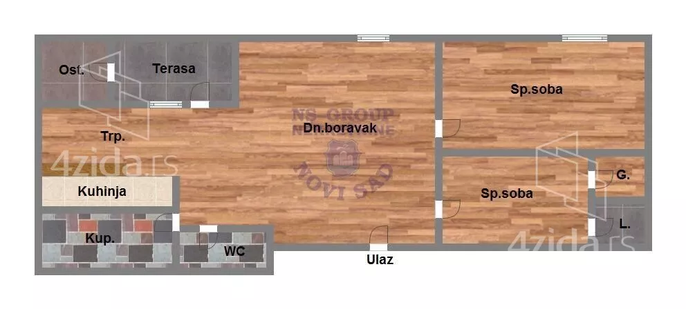 Trosoban stan | 4zida