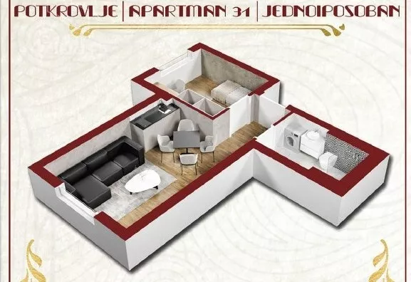 Jednoiposoban stan | 4zida