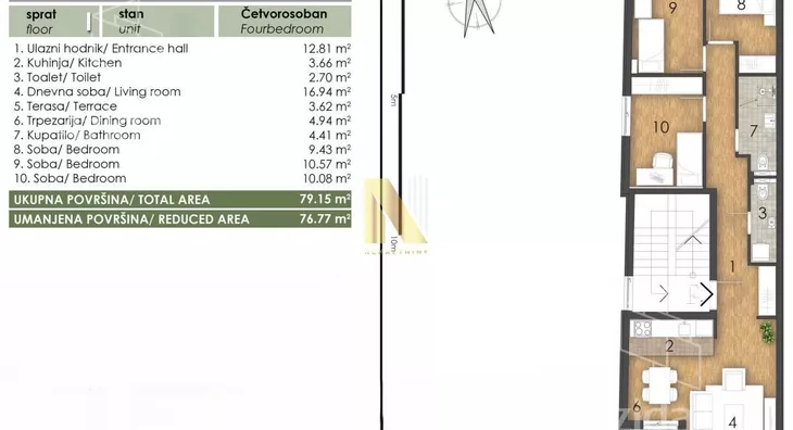 Četvorosoban stan | 4zida