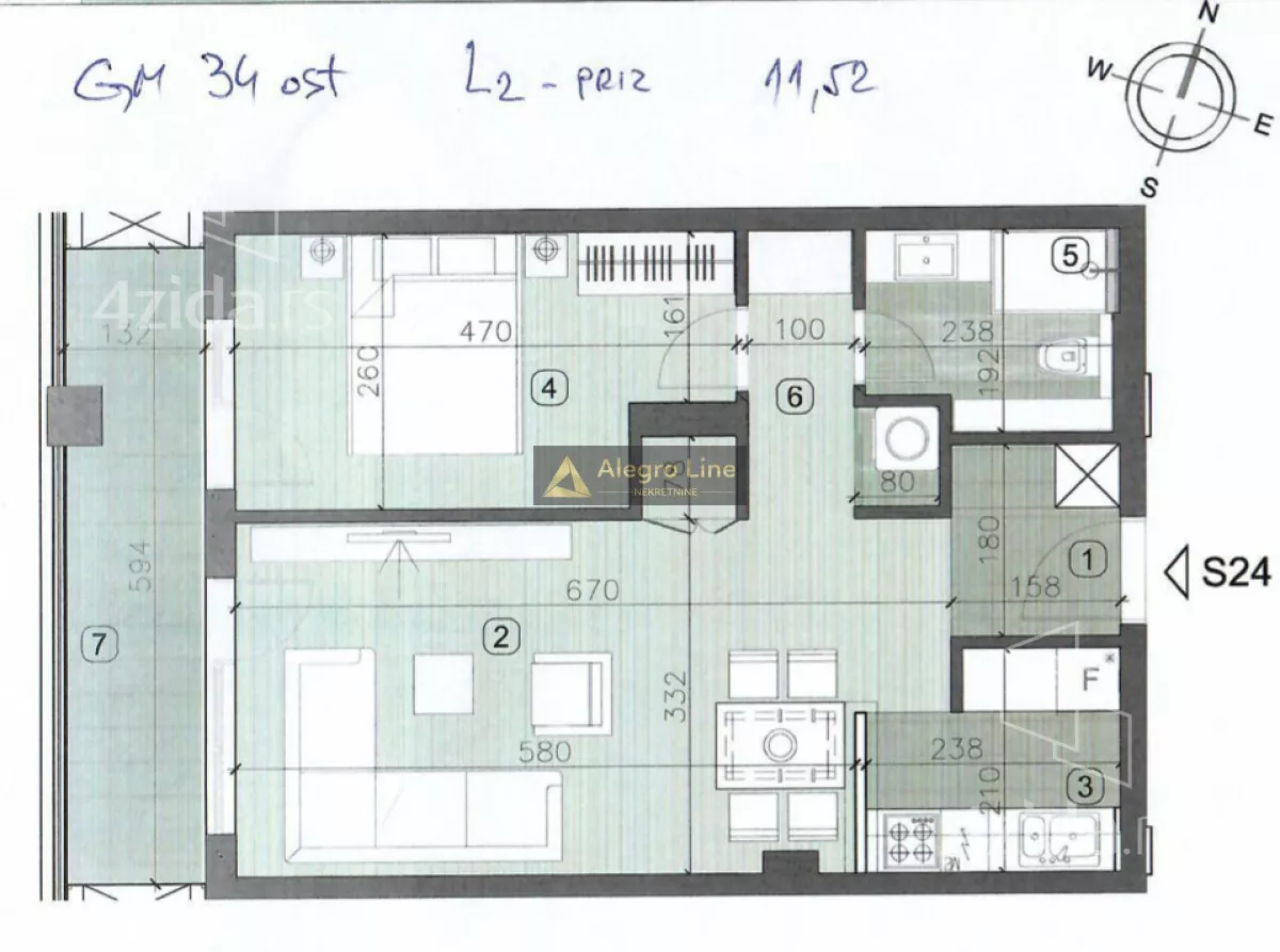 Dvosoban stan | 4zida