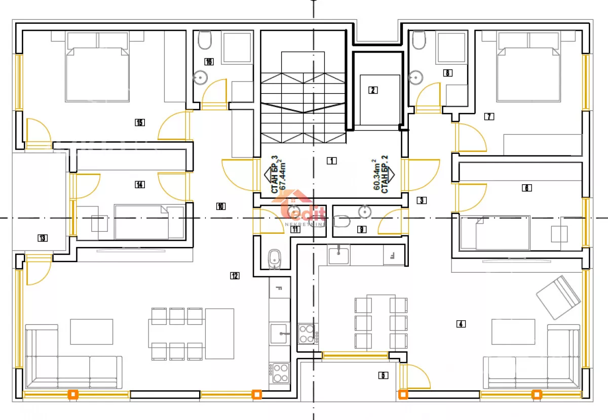 Dvoiposoban stan | 4zida