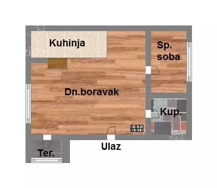 Jednoiposoban stan | 4zida