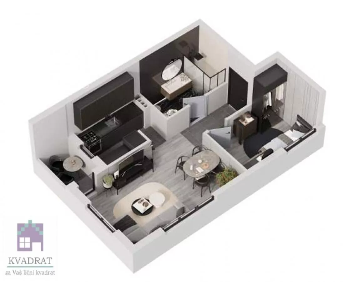 Jednoiposoban stan | 4zida