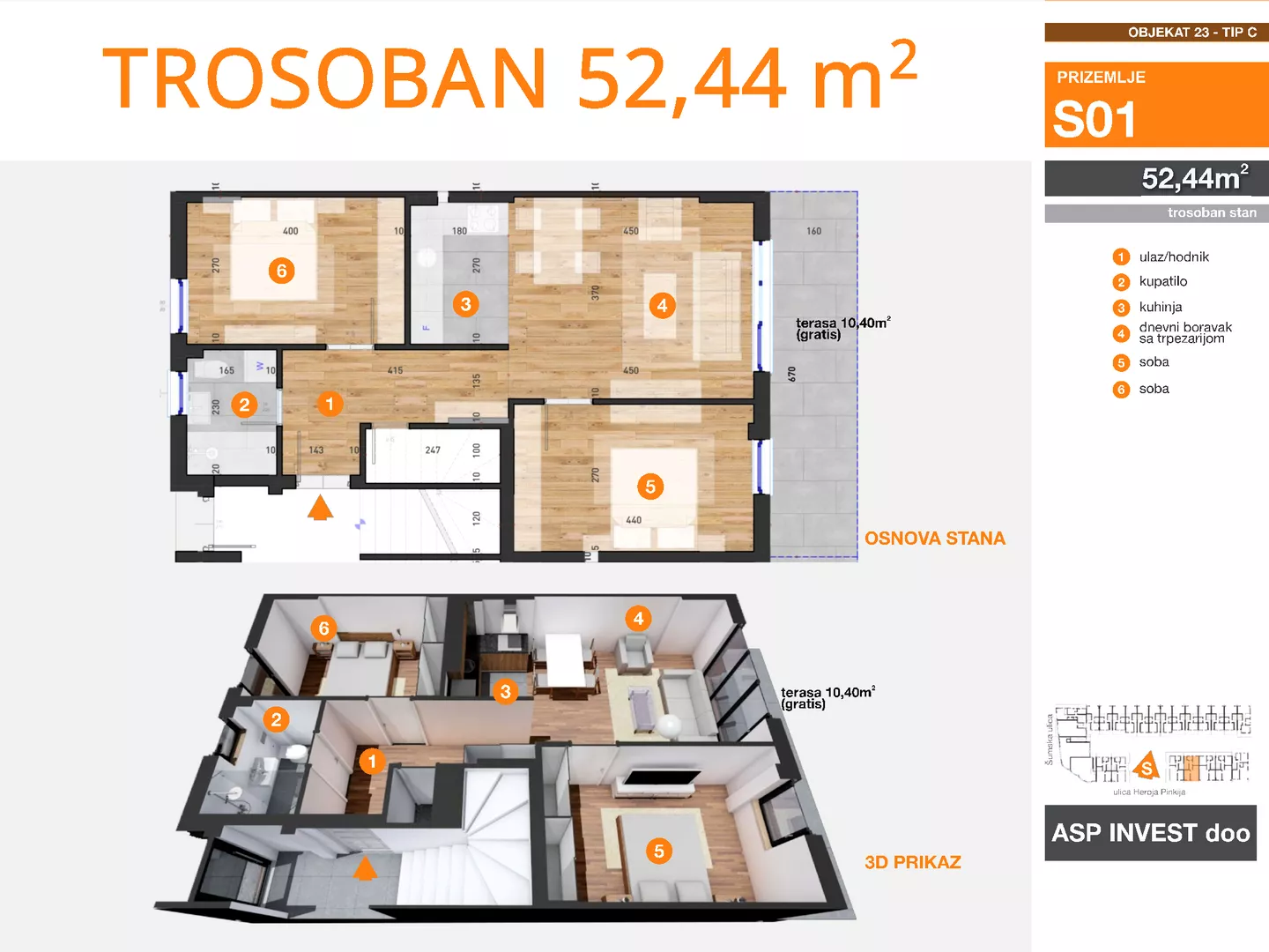 Dvosoban stan | 4zida