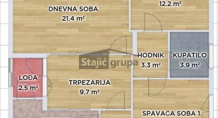 Trosoban stan | 4zida