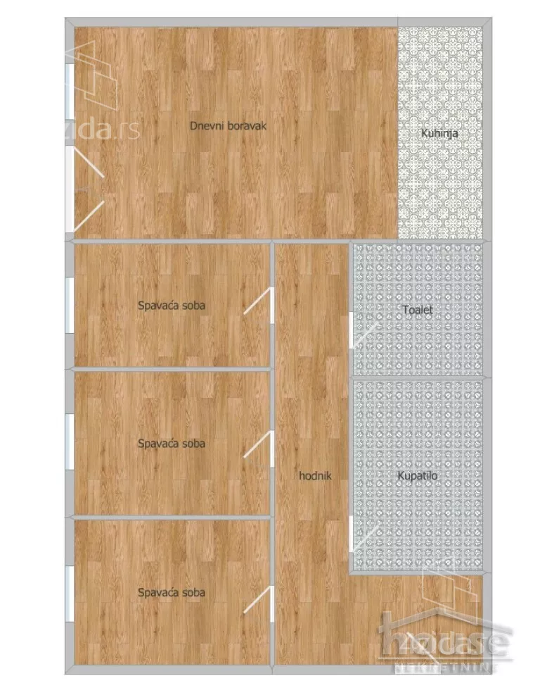 Troiposoban stan | 4zida