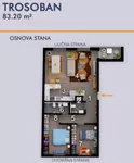 Trosoban stan | 4zida