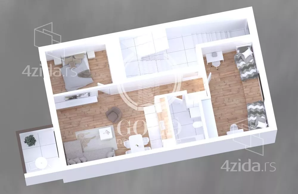 Trosoban stan | 4zida