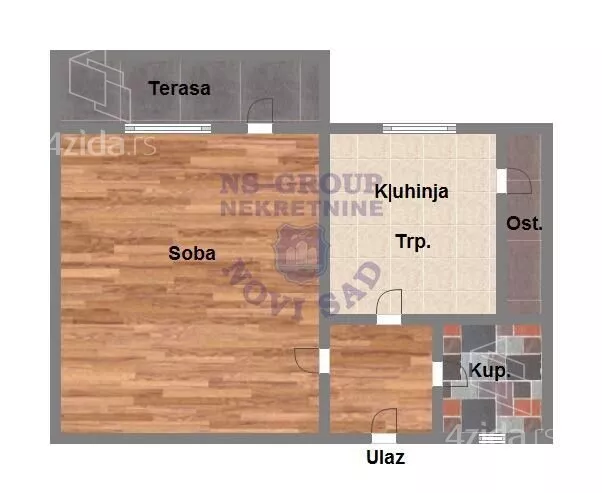 Jednosoban stan | 4zida