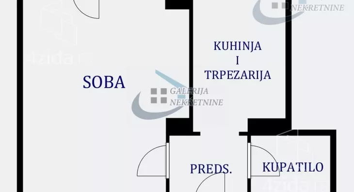 Jednosoban stan | 4zida