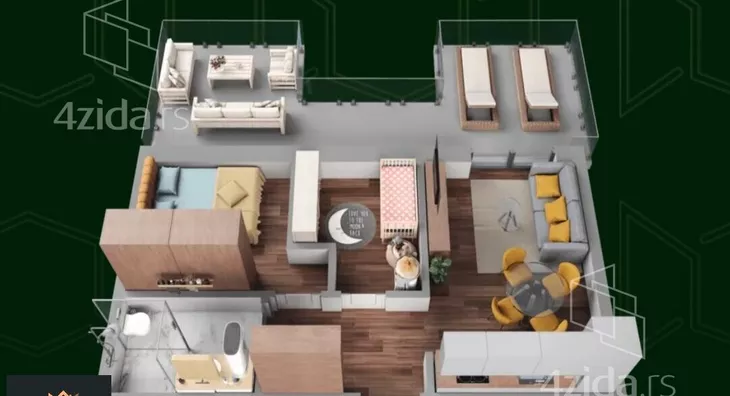 Dvosoban stan | 4zida