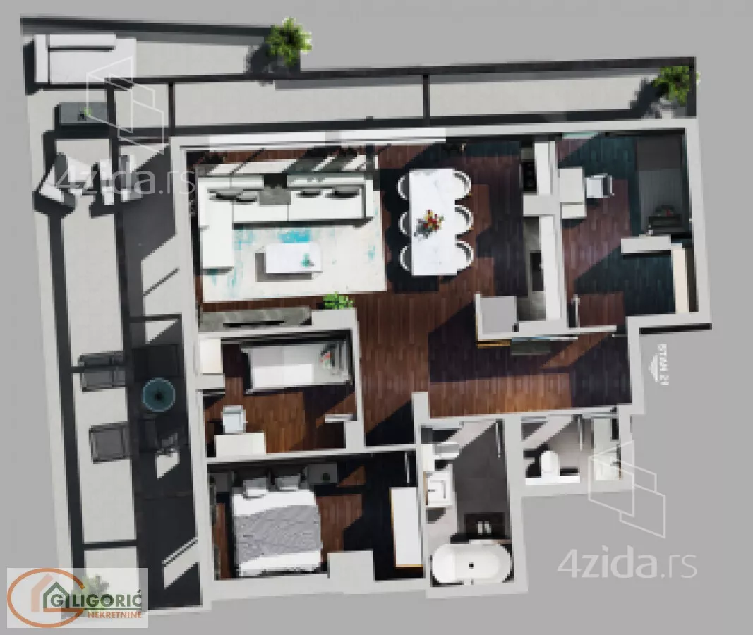 Četvorosoban stan | 4zida