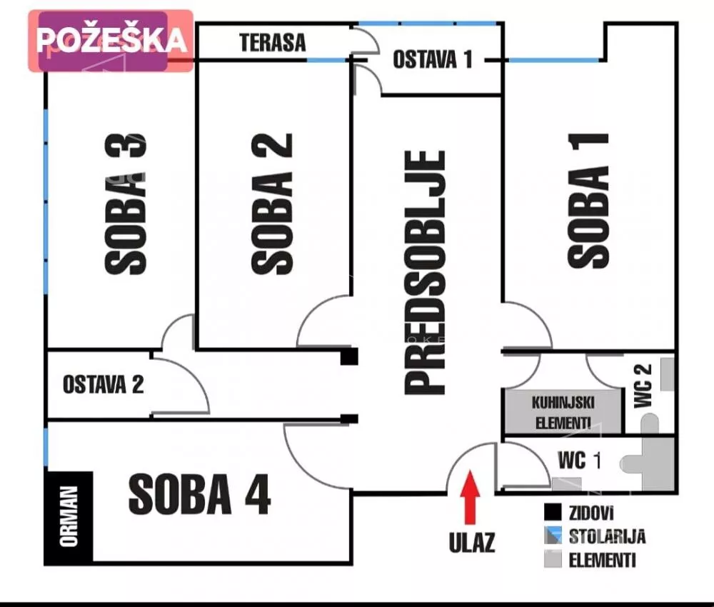 Troiposoban stan | 4zida