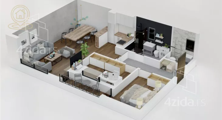 Dvoiposoban stan | 4zida