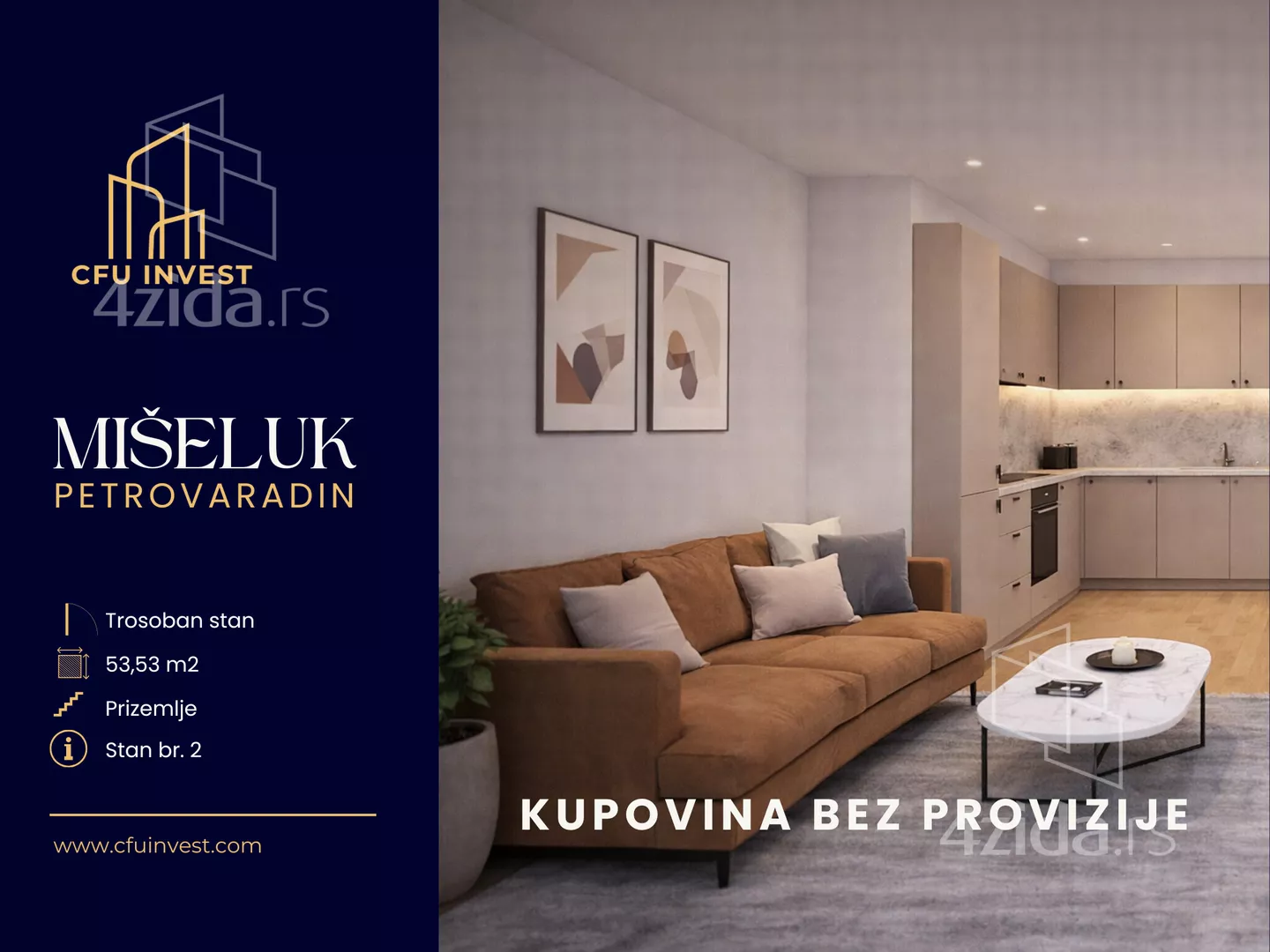 Trosoban stan | 4zida