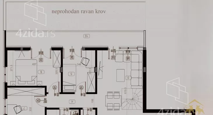 Troiposoban stan | 4zida