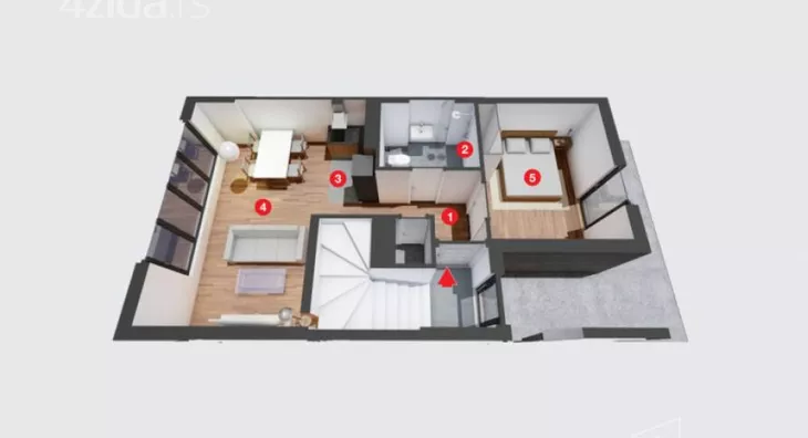 Dvosoban stan | 4zida