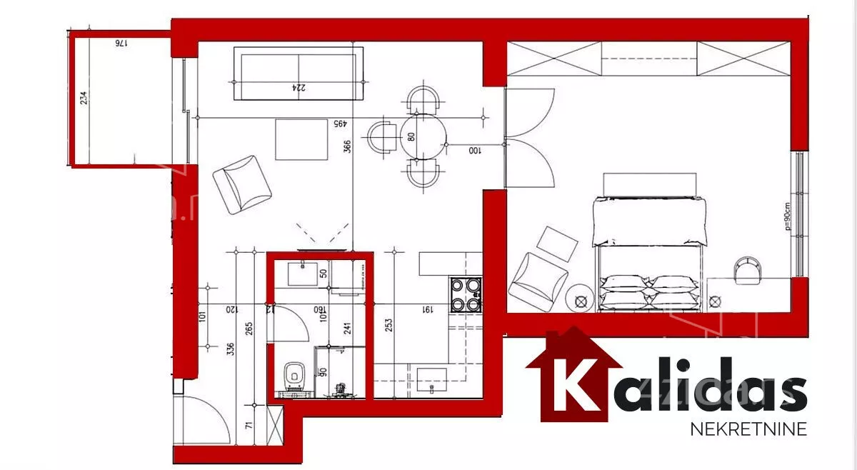 Dvosoban stan | 4zida