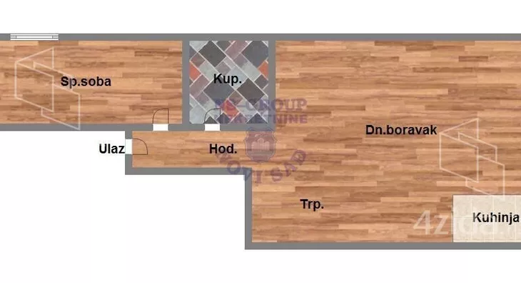 Jednoiposoban stan | 4zida