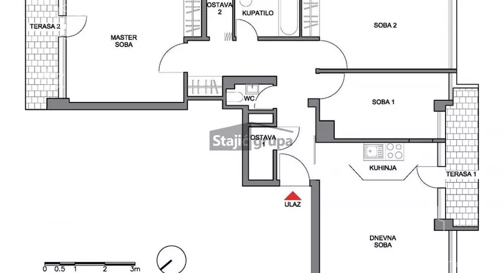 Troiposoban stan | 4zida