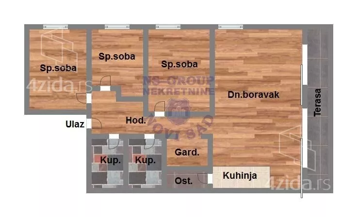 Četvorosoban stan | 4zida