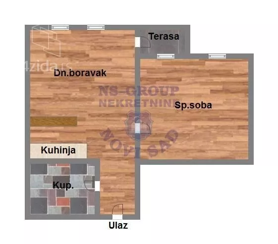 Jednoiposoban stan | 4zida