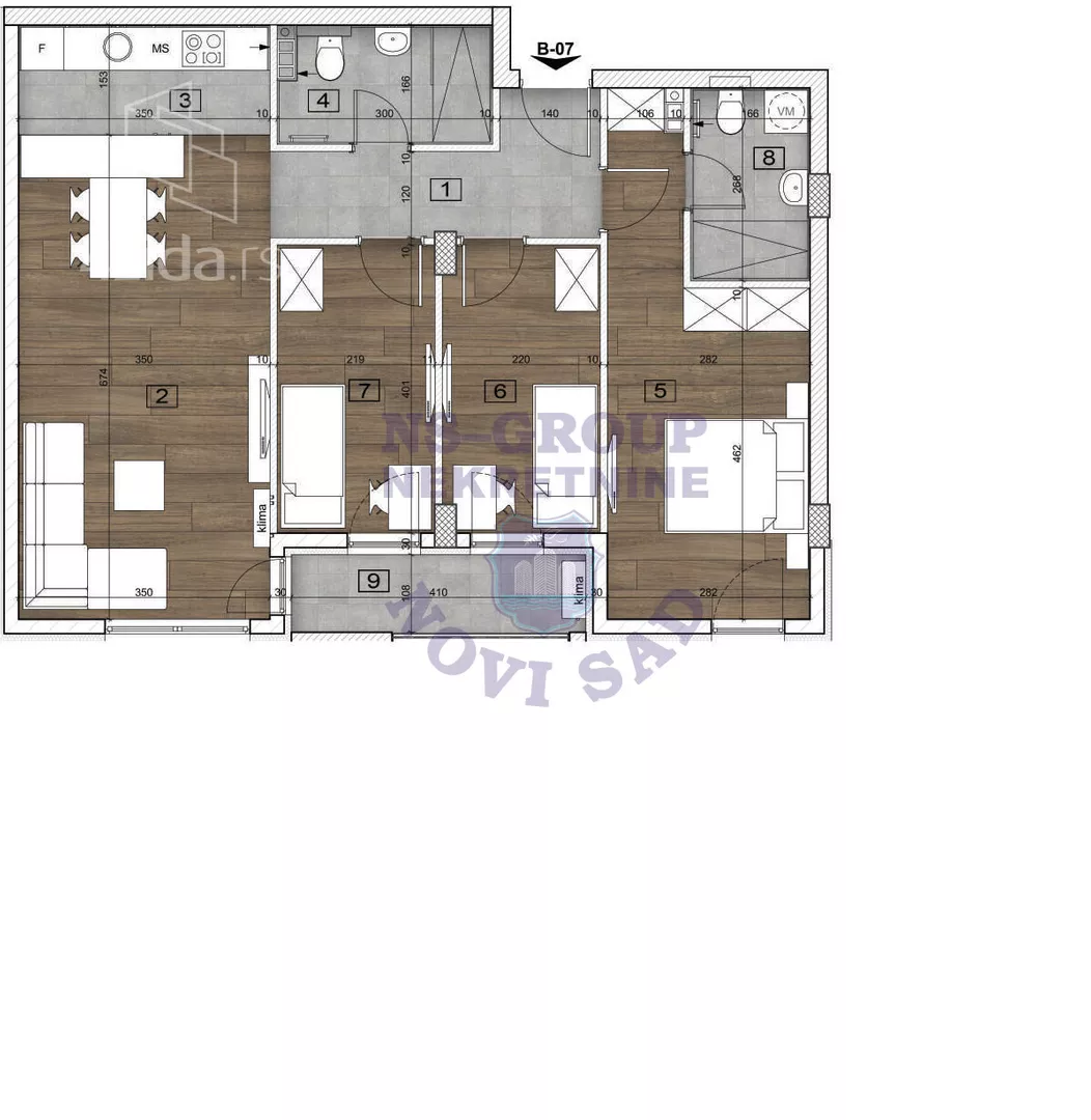 Troiposoban stan | 4zida