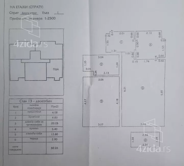 Dvosoban stan | 4zida