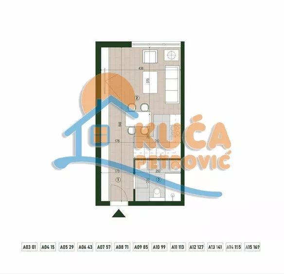 Jednosoban stan | 4zida