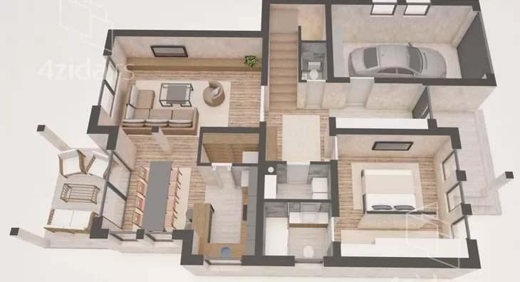 1-etažna kuća | 4zida