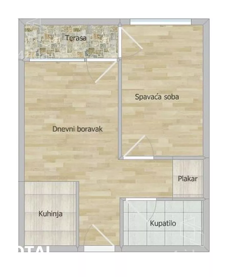 Jednoiposoban stan | 4zida