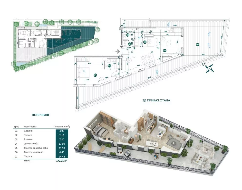 Dvosoban stan | 4zida