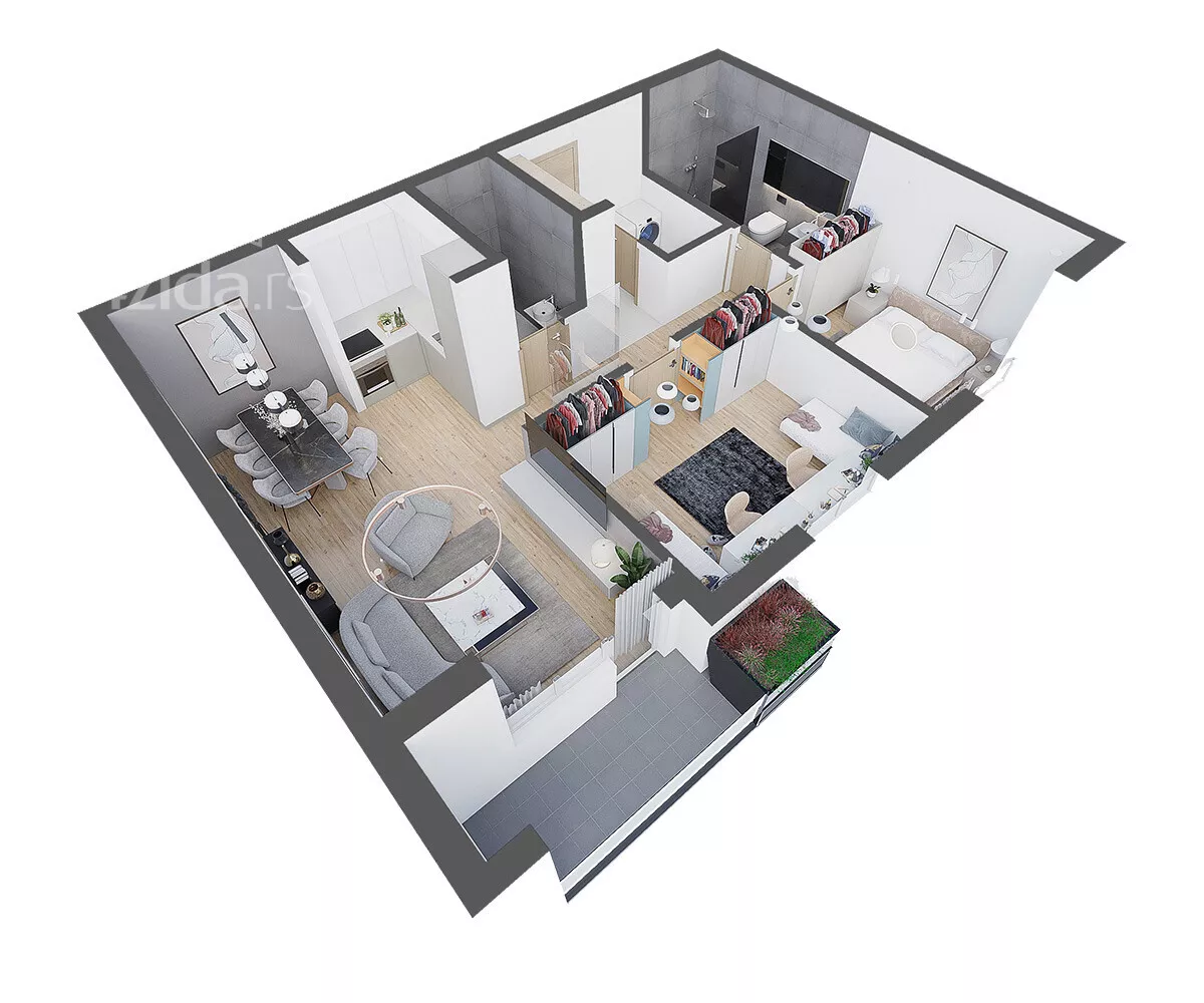 Trosoban stan | 4zida