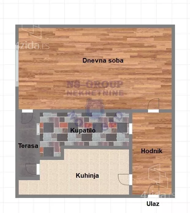 Jednosoban stan | 4zida