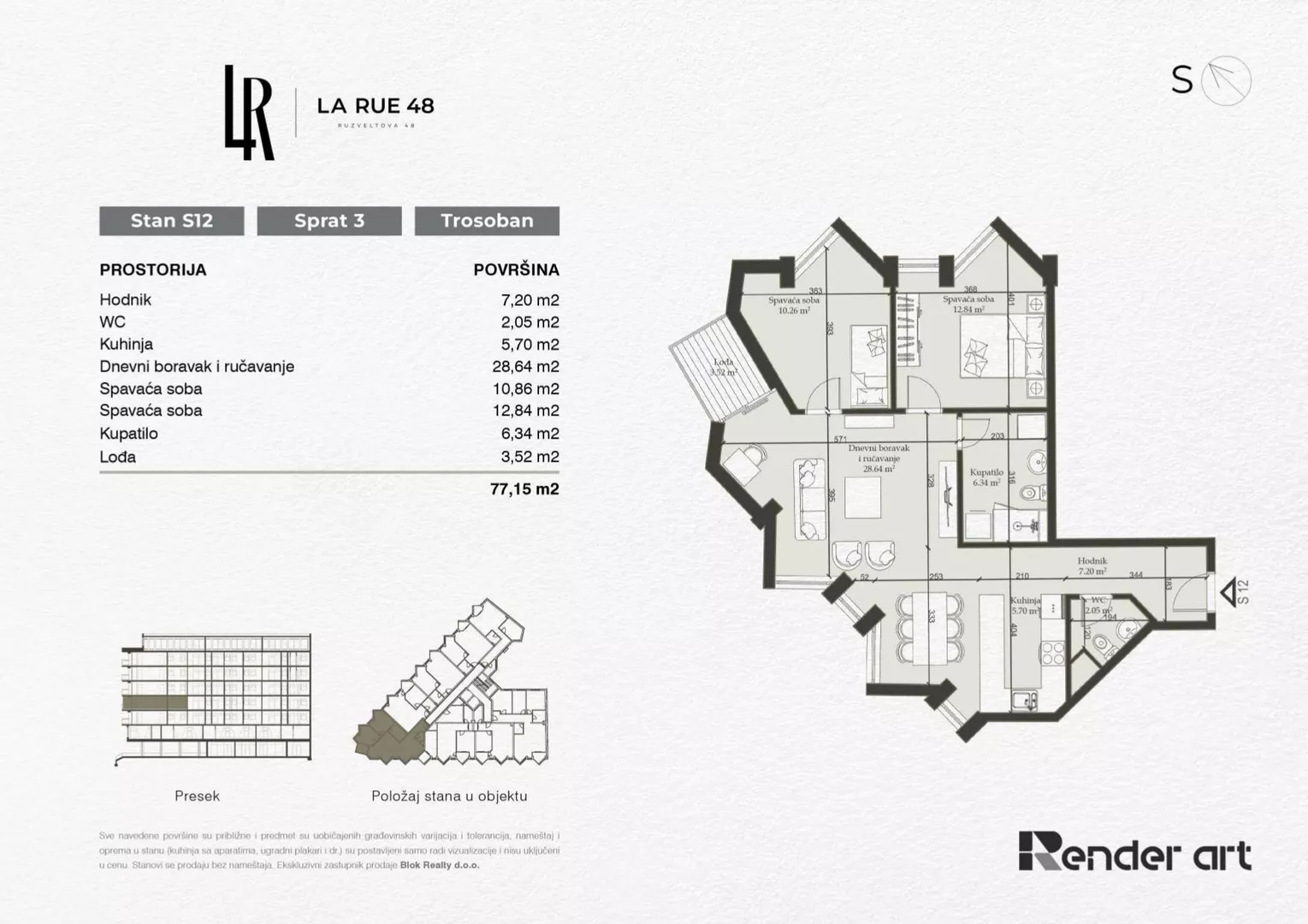 Trosoban stan | 4zida