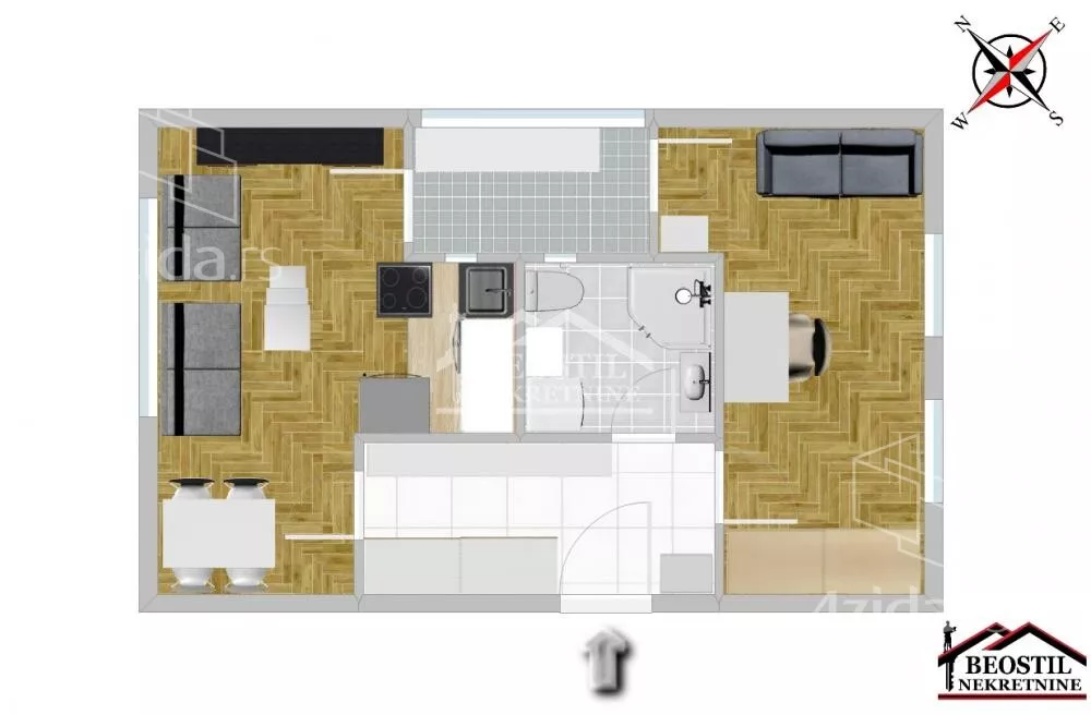 Dvosoban stan | 4zida