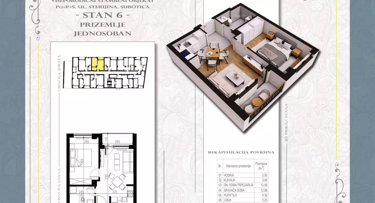 Jednosoban stan | 4zida