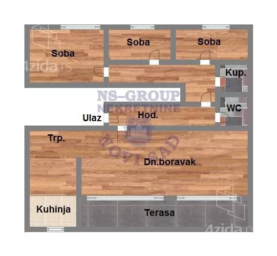 Četvorosoban stan | 4zida