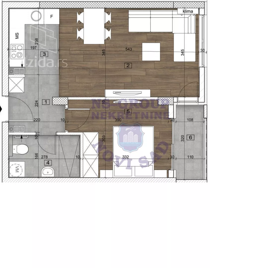 Dvosoban stan | 4zida