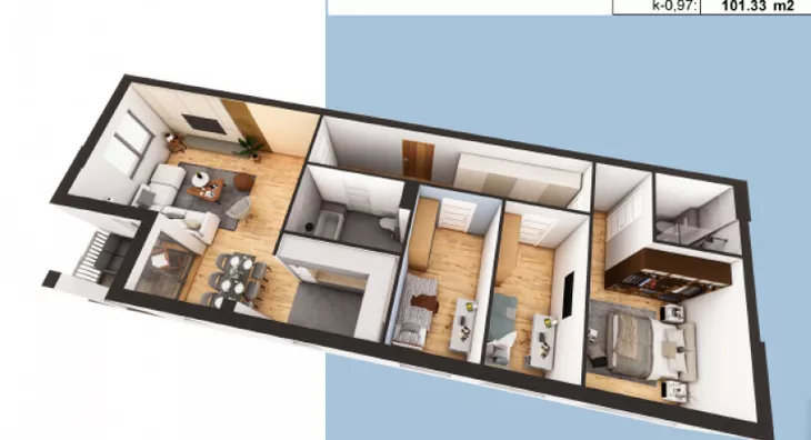 Četvorosoban stan | 4zida