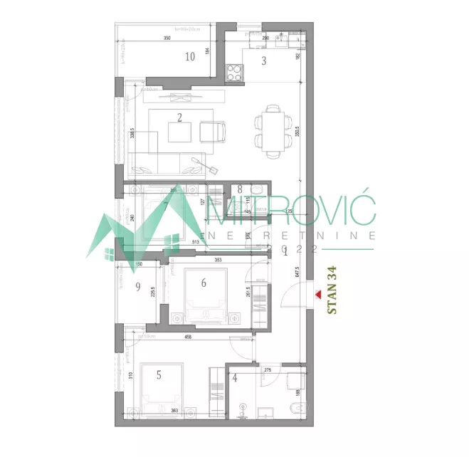 Troiposoban stan | 4zida